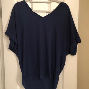 Navy blue blouse